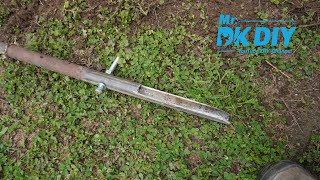 An excellent and useful earth digging DIY tool for laying underground cable