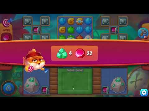 🎯 Fishdom 5693 Challenge Level - 28 moves + 💥💥🧨💣