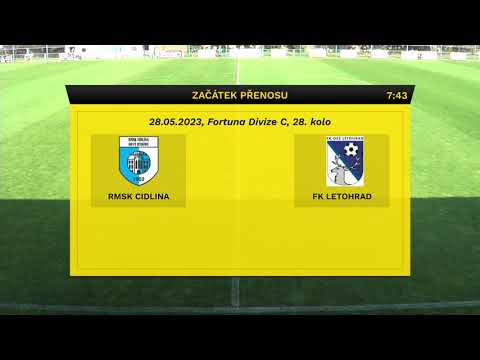 Fortuna Divize C  RMSK "Cidlina" Nový Bydžov - FK LETOHRAD : 0:1(0:0)