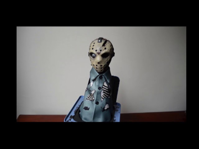 Vídeo relacionado con Mezco Caja de música mecánica con Sonido de Metal con Figura de Saltar de plástico para el Viernes 13 Burst a Box Jason Vorhees Springteufel.