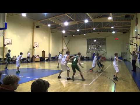U14 (2002) ĶEIZARS/VEF RĪGA (grn) vs BC KALEV/CRAMO (EST)(wht) 72:42