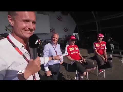 Vettel playing drums / Kimi fan favorite