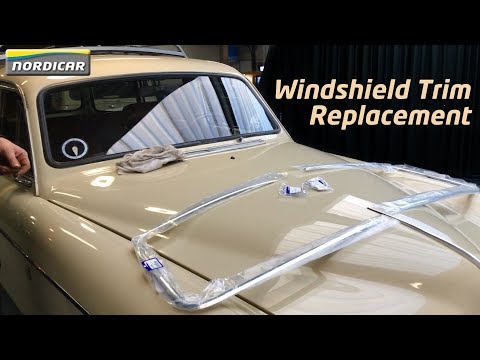 Windshield Trim Removal & Replacement - Volvo Amazon Combi