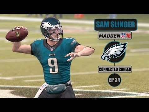 Madden 16 (Xbox One) Sam Slinger (QB) Connected Career Series - E34 (Year 2, NFC Playoff vs Lions )