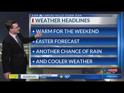 KSAN 10pm Weather - Friday April 19, 2019