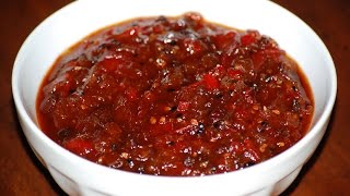 Recipe - Tomato Chutney | How to make Tomato or Tamatar chutney | Indian Side Dish | Indian Food