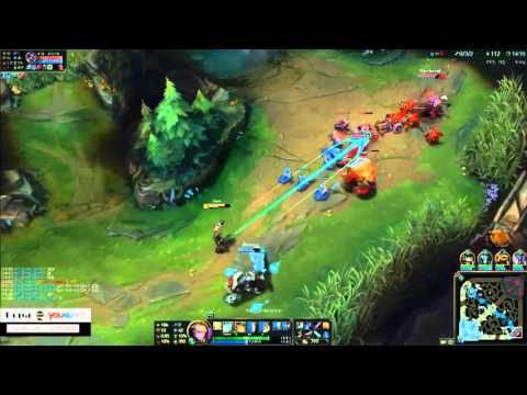 (Jan.17.2016) DOPA Stream Ezreal vs Kalista Bot Lane