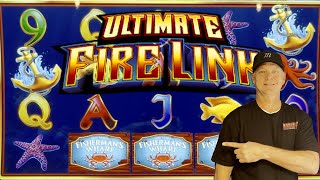 Free Games + Fireballs = BIG WIN! $1 Denom on Ultimate Fire Link!