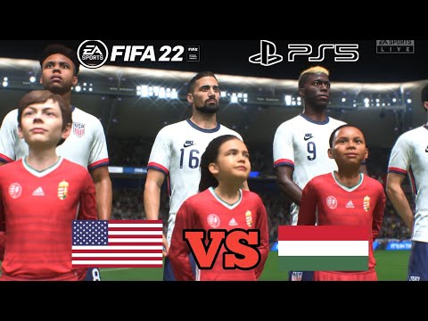 FIFA 22 - UNITED STATES VS HUNGARY (Legendary level)| PS5 GamePlay [4K 60fps]