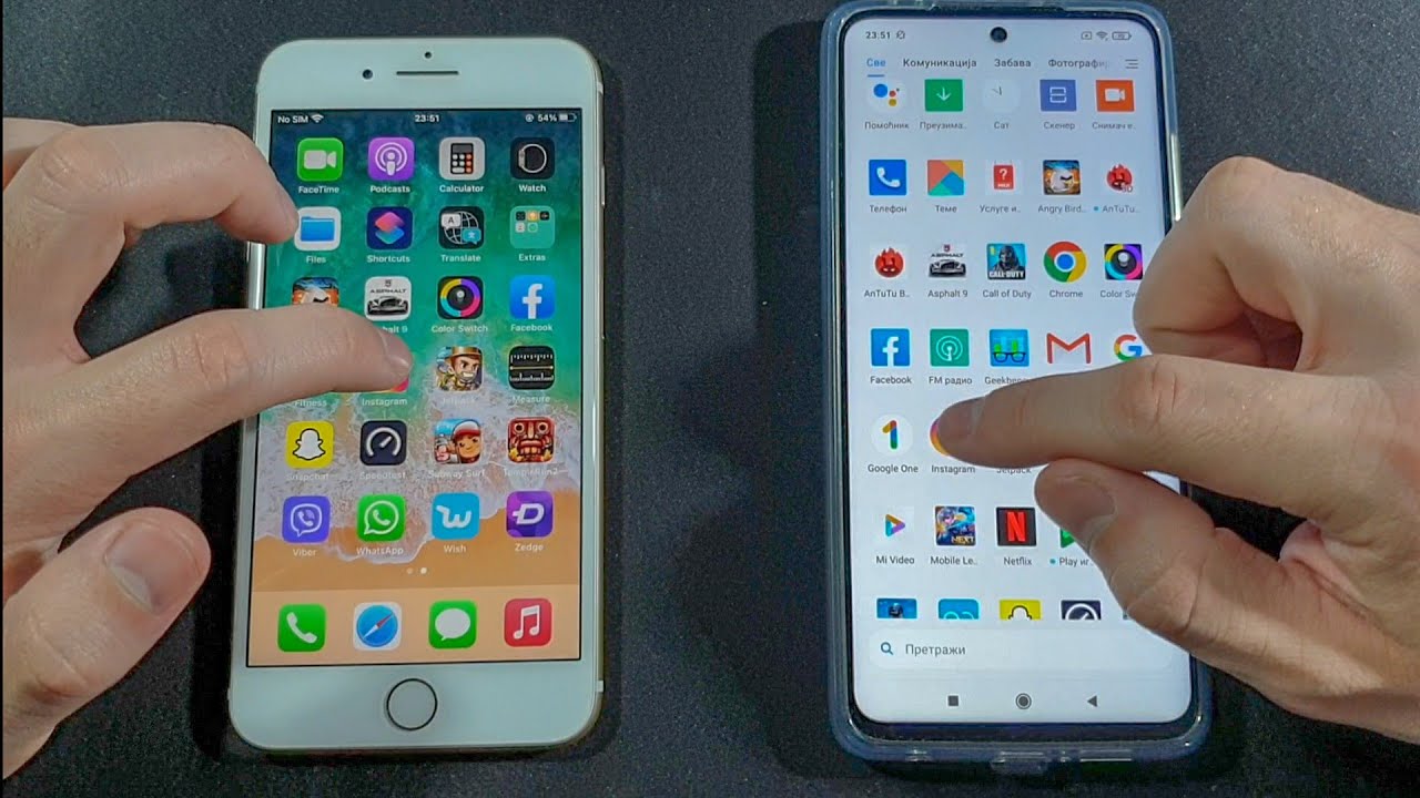 Xiaomi Poco X3 NFC vs Iphone 7 Plus Comparison Speed Test