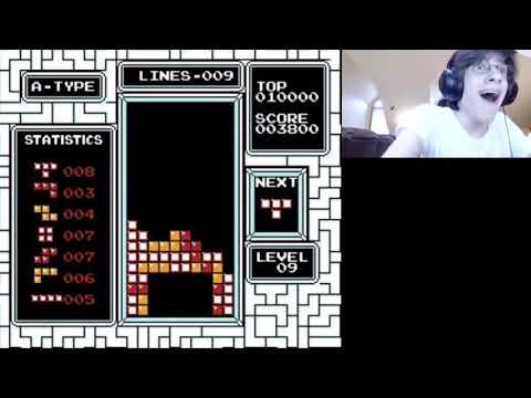 FIRST EVER TETRIS IN NES TETRIS
