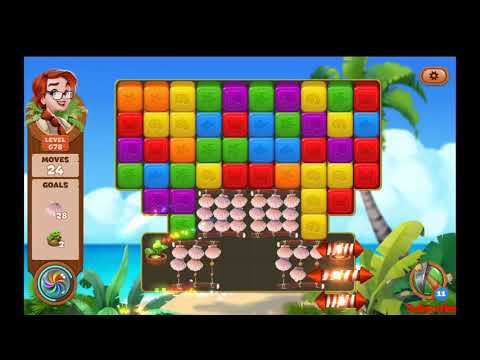 Lost Island Blast Adventure Level 678 NO BOOSTERS - A S GAMING