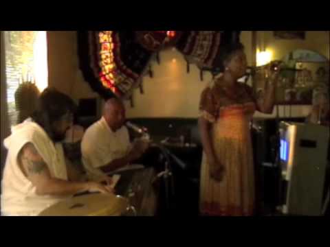 Adlibing on keyboards and vocals at ChaCha's Restaurant