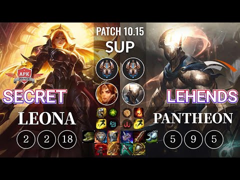 APK Secret Leona vs HLE Lehends Pantheon Sup - KR Patch 10.15