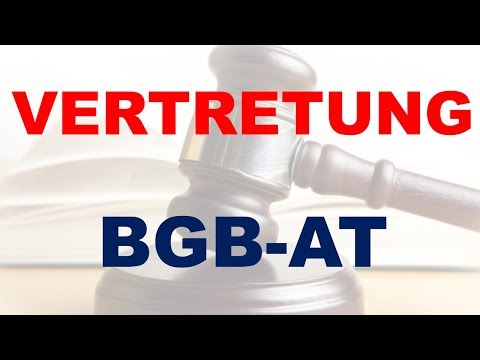 Jura Klausurwissen - Die Stellvertetung