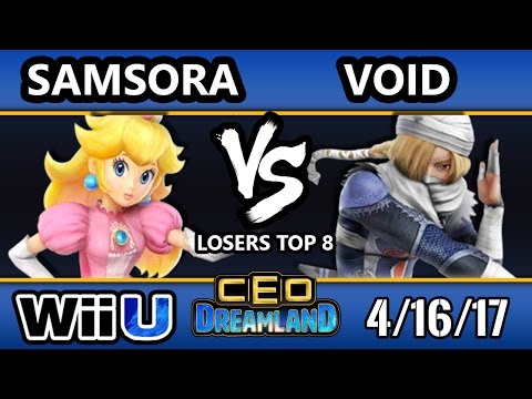 CEO Dreamland 2017 Smash 4 - Samsora (Peach) Vs. CLG | VoiD (Sheik) SSB4 Losers Top 8 - Smash Wii U