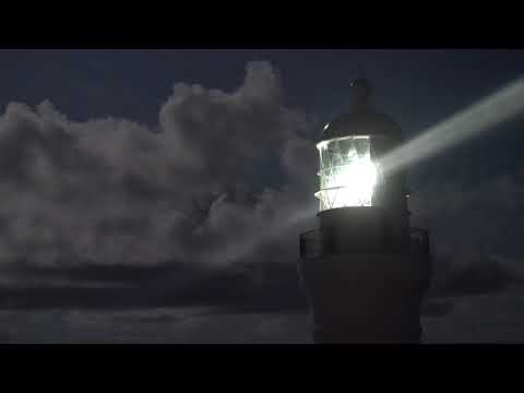【海の道標】真夜中の御前崎灯台（Omaesaki Lighthouse at night）