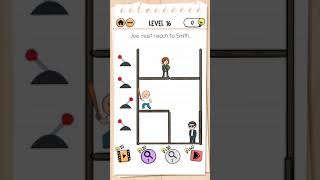Smith and Joe - Part 2 Level 16 Joe must reach to Smith, Brain Test 2