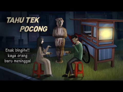 Tahu Tek Pocong - Trapped in Street Vendor Competition #HORRORMYSTERY | Horror Animation