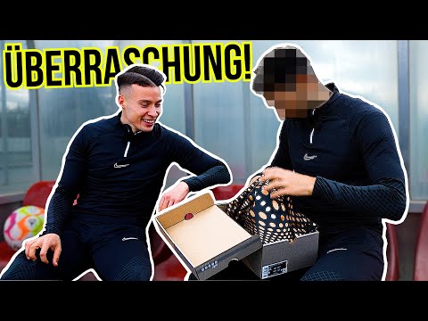 Ich überrasche Fußball Profi mit selbst designten Fußballschuhen!
