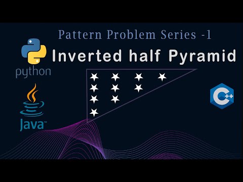 Inverted Rotated Half Pyramid Java C Python Detailed Explain Pattern Problem 5