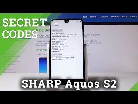 SHARP Aquos S2 Secret Codes - Enter Hidden Modes / Secret Options