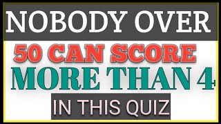NOBODY OVER 50 CAN SCORE MORE THAN 4 IN THIS QUIZ | ENGLISH GRAMMAR TEST | GRAMMAR EXPERTS QUIZ