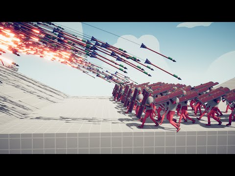 ROMAN TESTUDO vs RANGED UNITS - Totally Accurate Battle Simulator TABS