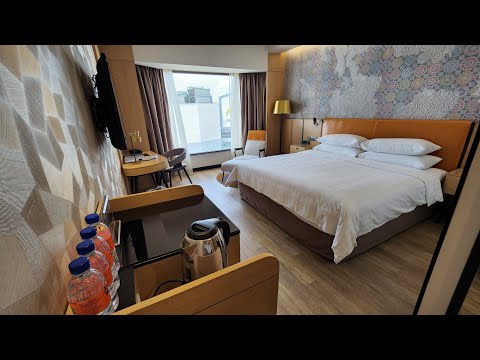 Quarto Deluxe com Cama King-size Hotel Jen Penang Georgetown por Shangri-La Pulau Pinang