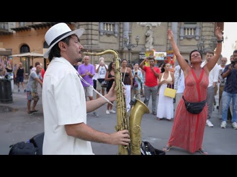 Felicità - Al Bano & Romina (Day e Night Performance) Cover Sax Daniele Vitale