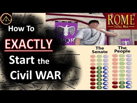 How to Start the Civil War in Rome Total War // Guide