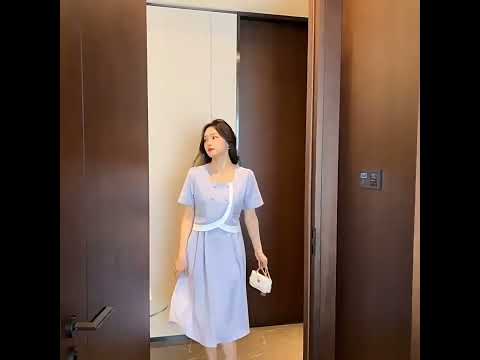 Mã B3598 Giá 970K Váy Đầm Liền Thân Nữ Shret Hàng Mùa Hè Thời Trang Nữ Chất Liệu G03 Sản Phẩm Mới,