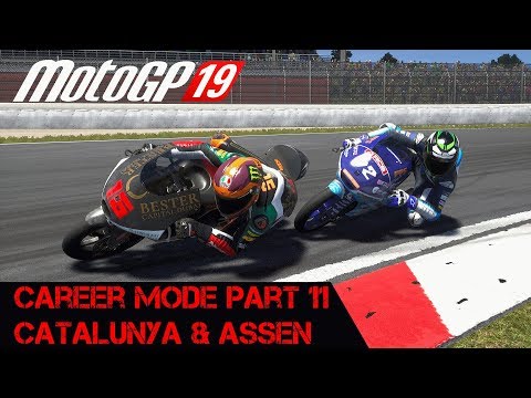 Motogp 19 Career Mode Part 11 - Inconsistent AI!! (Moto3 Catalunya And Assen)