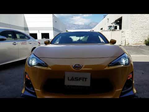 2015 TRD 1.0 Frs Factory Xenon D4s HID headlight bulbs to Lasfit D2s LED