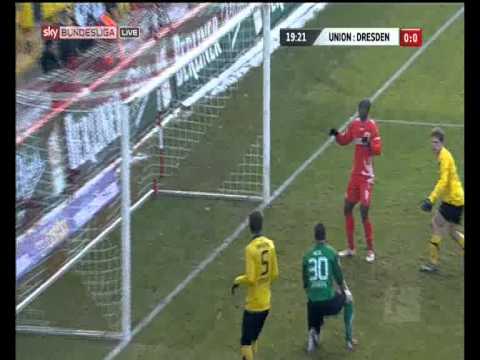 John Jairo Mosquera FAIL 11.02.2012 - Union Berlin - Dynamo Dresden