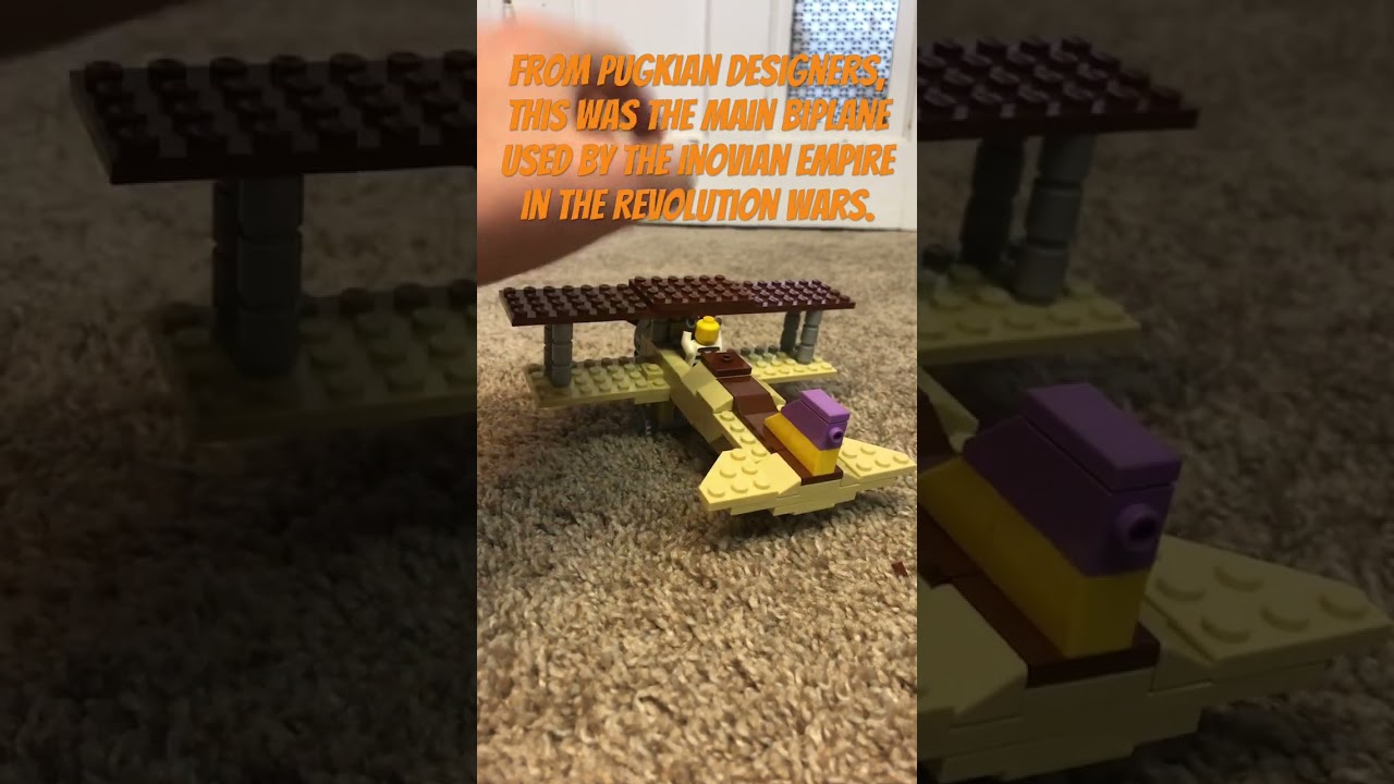 Inovian Biplane (Custom Lego MOC)