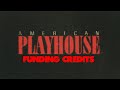 American Playhouse Funding Credits Compilation 1983 1996