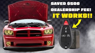How to Program New Key Fob On Dodge Charger (No Dealership!) Works on ANY Dodge!