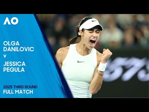 Olga Danilovic v Jessica Pegula Full Match | Australian Open 2025 Third Round