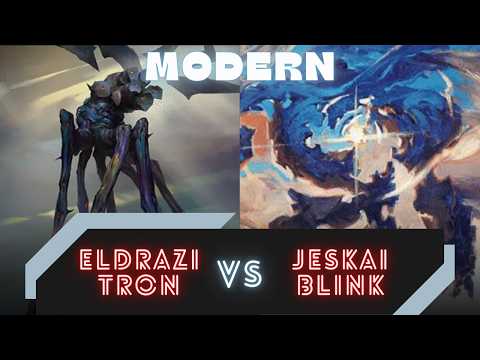Modern MTG: Eldrazi Tron vs Jeskai Blink | Magic: The Gathering Gameplay