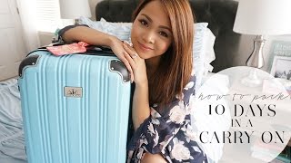 How To Pack: 10 Days in a Carry On | March in Italy | Charmaine Dulak