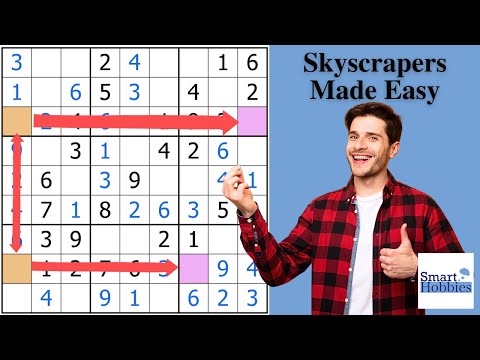 BEST Skyscraper Video Ever! Sudoku Advanced Tutorial 24