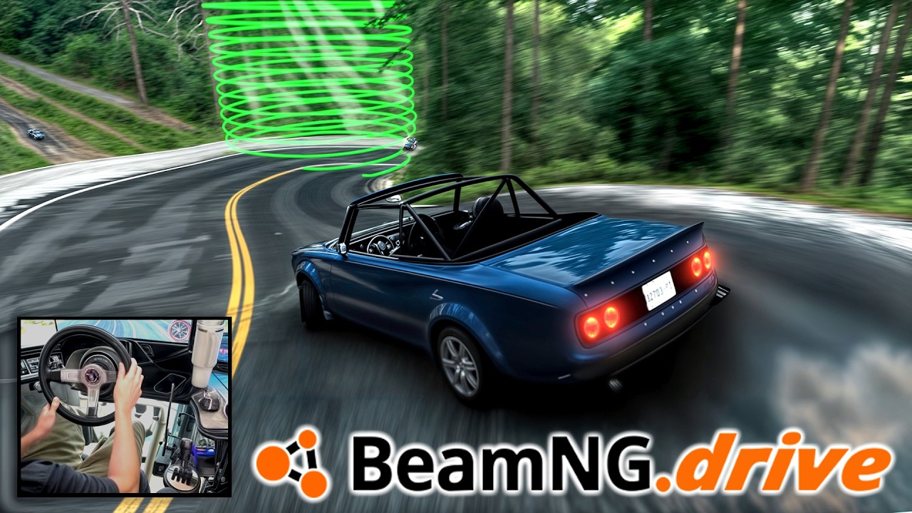 Descendo a SERRA DE LADO com a nova CONFIG! - BeamNG RLS #17
