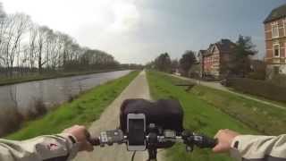 preview picture of video 'Radln um Emden - mit iPhone APP - ADAC Tourenplaner - GoPro Hero 3'