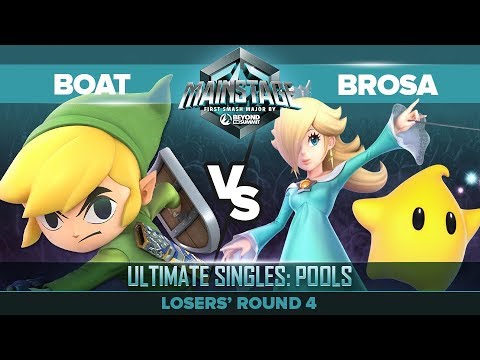 BOAT vs Brosa - Losers' R4: Ultimate Singles Pools - Mainstage | Toon Link vs Rosalina, Incineroar