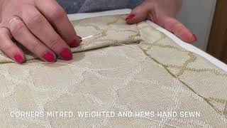 Feature window dressing - Wave Curtains
