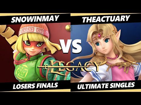 Legacy 1 Losers Finals - SnowInMay (Min Min) Vs. TheActuary (Zelda) SSBU Ultimate Tournament