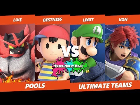 Smash Ultimate Tournament - Bestness & Lui$ Vs. Von & Legit - Splat Bros SSBU Doubles Pools