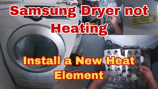 How to Fix Samsung Dryer Blowing Cold Air | Not Heating | Model DV220AEW/XAA