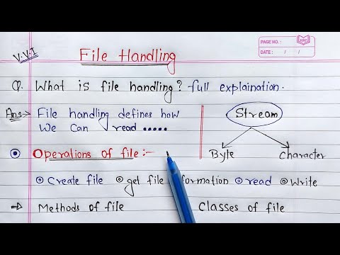 File Handling in Java | Java program to create a File